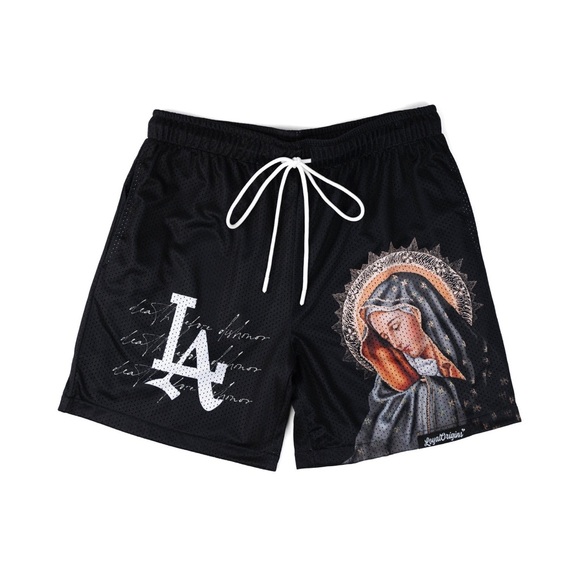 LA 'AVE MARIA' PREMIUM MESH SHORTS - Picture 1 of 6